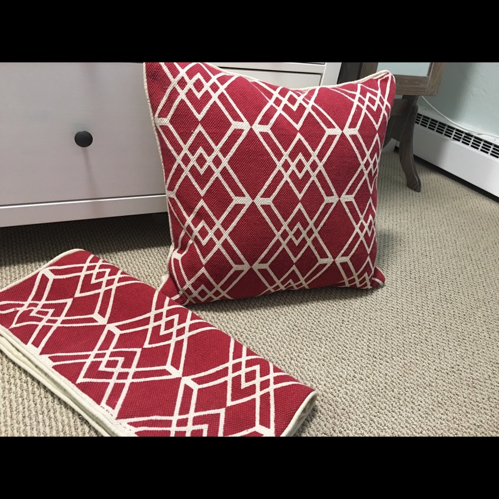 Two 100% cotton pillow covers